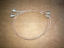 2 PEZZI CAVO RF CODINO N-N MASCHIO 85 CM RG 142 5 GHZ