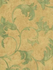 Tuscany Leaf Scroll Wallpaper-Double roll - Picture 1 of 1