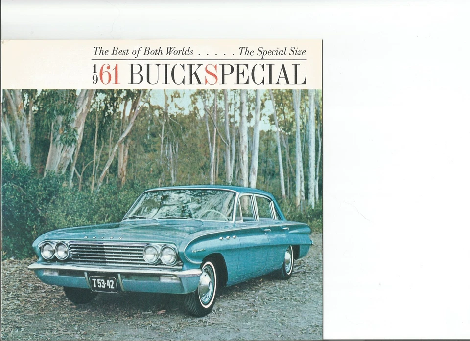 Original 1961 Buick Special Dealer Sales Brochure, catalog - Image 1 of 1