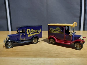 LLEDO LIMITED EDITION CADBURY’S 1928 MODEL T FORD VAN UND 1934 MODEL A FORD VAN - Bild 1 von 14