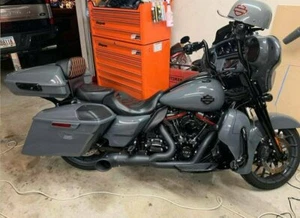For 97+ Harley Street Road Glide Gunship Gray Razor Tour Pack Pak Luggage - Bild 1 von 12