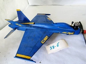 Vintage Blue Angels RC Radio Controlled FA-18C Hornet Airplane - Picture 1 of 8