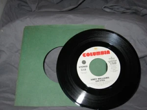 Andy Williams - Sad Eyes / 7"EXC- Vinyl 45 Columbia 3-10208 USA 1975 PROMO - Picture 1 of 2