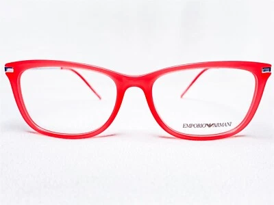 NUEVO Emporio Armani EA3062 5380 Mujer Coral Rectángulo Anteojos Monturas 54/16 Foto 1 de 4