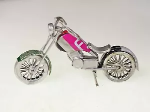 Modelo de chapa reciclada de latas moto Harley Davidson = 15 cm código D - Imagen 1 de 3