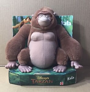 Vintage Mattel Disney's Tarzan Plush Kala Stuffed Animal Gorilla 8" 1999