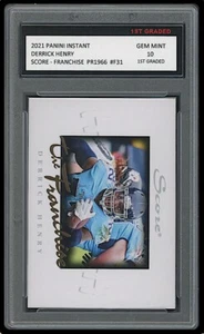 DERRICK HENRY 2021 PANINI PUNTUACIÓN INSTANTÁNEA LA FRANQUICIA PRIMER GRADO 10 CARTAS TITANES - Imagen 1 de 1