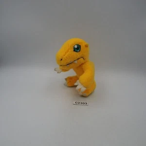 Agumon C2303 Digimon Adventure Bandai 1999 Plush 3.5" Stuffed Toy Doll Japan - Picture 1 of 8