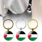 Keychain Pendant:Palestine Flag Never Underestimate Power W8Y8