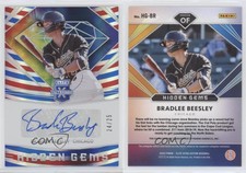 2020 Elite Extra Edition Hidden Gems Red White & Blue /25 Bradlee Beesley Auto