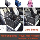 GoBuyer Pet Dog Cat Car Seat Booster Safety Travel Carrier Basket Box Crate