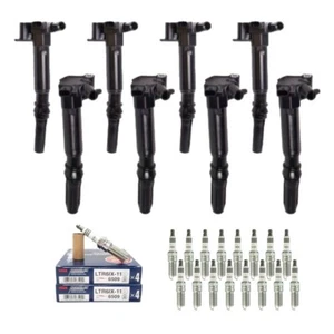 New Ignition Coil & NGK Spark Plug Kit for 18-21 F250/ F350 Super Duty 6.2L V8 - Picture 1 of 14