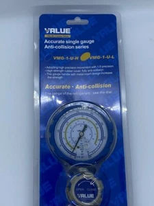 Value Single Manometer VMG-1-U-L R22, R134a, R410A, R407C - Picture 1 of 1