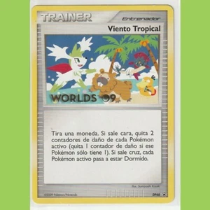 Tropical Winds Pokemon Worlds 2009 09 Nintendo Spanish Trainer Card Promo DP48 - Picture 1 of 2