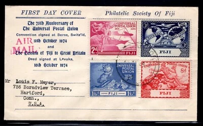 Fiji, Cover, FDC, Universal Postal Union UPU 1949. x46327 - Image 1 of 2