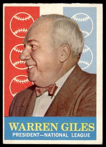 1959 Topps Warren Giles #200B