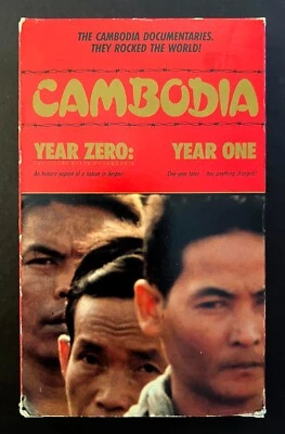 Cambodia Year Zero: Year One Rare Vintage VHS w/Box Khmer Rouge John Pilger 1985 - Image 1 of 4