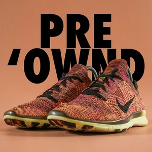 Nike Women's Free TR Flyknit Shoes Multicolor Running Athletic Sneakers Size 7 - Picture 1 of 22