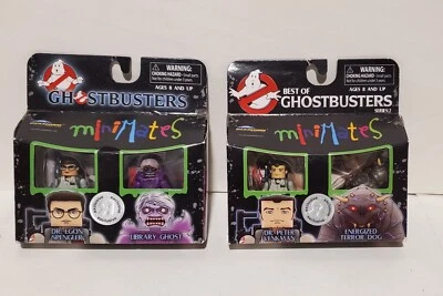 Cazafantasmas Minimates Egon Spengler Biblioteca Fantasma/Peter V. Terror Perro 2 Juegos  Foto 1 de 4