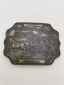America's Heroe's Fire Dept., Boston Messing Gürtelschnalle - Bild 1 von 5