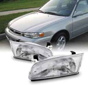 1997 1998 1999 Toyota Camry Front Headlamps Headlights Direct Replacement Pair - Picture 1 of 5