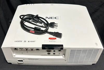 NEC 6,500-Lumen HD Professional 4K Projector with NEC NP41Zl 1.30-3.08 HD Lens - Image 1 of 4