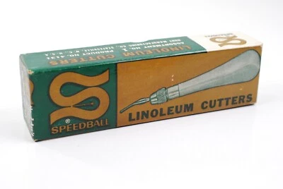 Vintage SPEEDBALL LINOLEUM CUTTER TOOL  - NOS crafting - Image 1 of 4