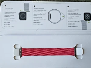 Apple Watch boucle solo tressée GUAVA rose 41 mm taille 3 - NEUVE BOÎTE ouverte - Photo 1 sur 5