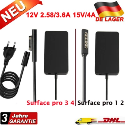 Ladegerät Ladekabel Netzteil für Microsoft Surface Pro 3/4/5/6/7/8 Laptop Tablet - Bild 1 von 4