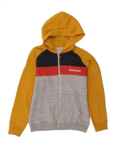 QUIKSILVER Womens Zip Hoodie Sweater UK 12 Medium Multicoloured AM09 - Picture 1 of 3
