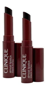 Lot of 2  NEW Clinique Almost Lipstick in Black Honey - Picture 1 of 2