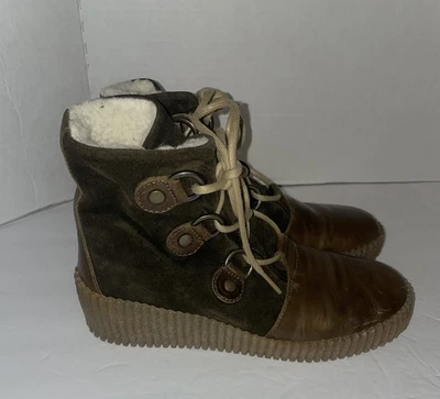 Fly London Botas de Gamuza Forradas de Lana Cuero Talla 37 EU Marrón 601251001 Foto 1 de 4