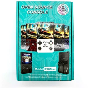 Open Source Console 4 inch Display High Screen Resolution Model R36Max- White - Picture 1 of 5