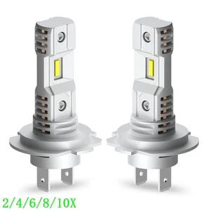 AUXITO Super bright H7 LED Headlight Bulbs High Beam Cool White 60W 16000LM 2/4X - Foto 1 di 22