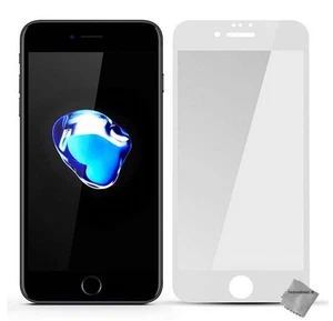 Film de protection verre trempe incurve integral pour Apple iPhone 8 - BLANC - Photo 1 sur 1