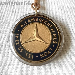 Mercedes-Benz Oldtimer Schlüsselanhänger Emblem Logo 60er Neuheit 60er French Bourbon - Bild 1 von 7