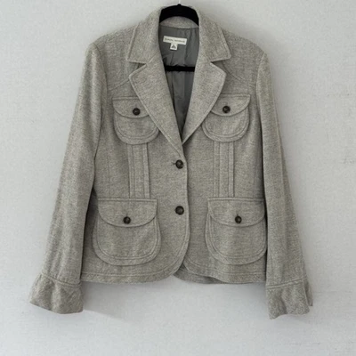 Chaqueta de lana Banana Republic XL para mujer elevada básica preppy clásica a medida Foto 1 de 4