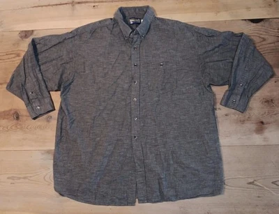 Camisa de vestir de colección Panhandle ajustada para hombre 2XL 19 35/36 marrón a cuadros occidental abotonada  Foto 1 de 4