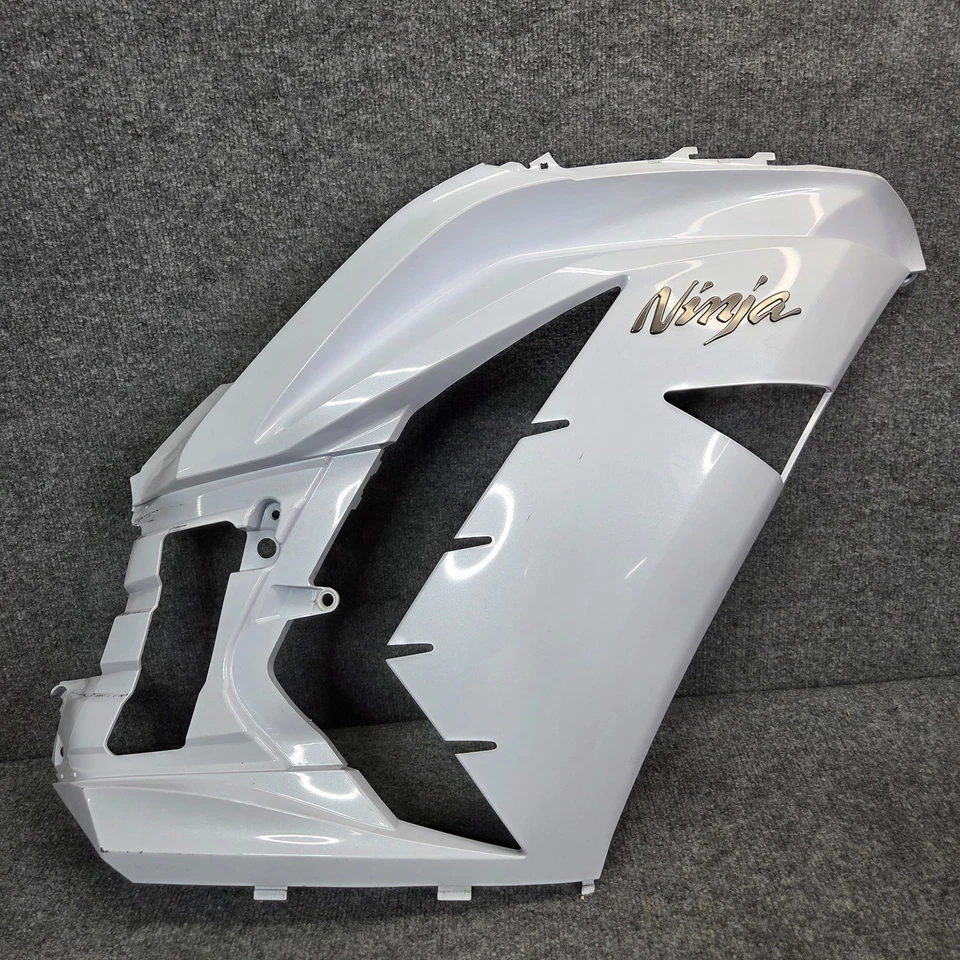 Kawasaki ZX-14R 2012 OEM delantero derecho inferior medio carenado blanco perlado Foto 1 de 4