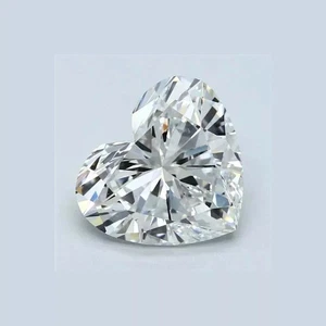 2 Ct Stunning Certified VVS1 Heart Brilliant Lab Grown White Diamond Gemstone - Picture 1 of 4