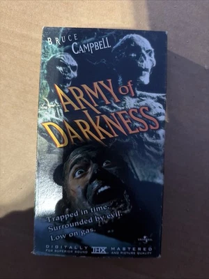 Army of Darkness VHS Sam Raimi Bruce Campbell Horror Movie Foto 1 de 4