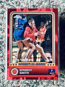 2024 Topps Chrome McDonald's Kennedy Smith Red Lava Refractor /125 - Picture 1 of 2