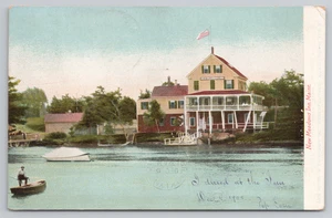 Postcard 1905 the Meadows Inn in Bath, ME. - Picture 1 of 2