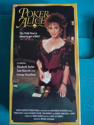 Poker Alice (VHS, 1993) Elizabeth Taylor, Tom Skerritt, George Hamilton - Image 1 of 3
