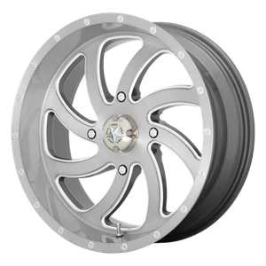 20x7 MSA Offroad M36 SWITCH Brushed Titanium Wheel 4x137 (0mm) - Picture 1 of 5