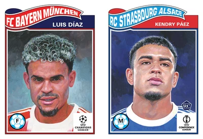 Luis Diaz & Kendry Paez 2025 UCC Topps Living Set #831 & #832 RC Presale - Image 1 of 4