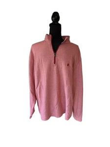 IZOD Saltwater Red Pullover Size XL Quarter Zip - Picture 1 of 8