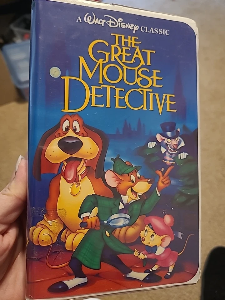 The Adventures of the Great Mouse Detective (VHS, 1992) Black Diamond  - Image 1 of 3