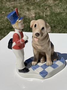 Royal Copenhagen The Tinderbox by HC Andersen Figur Soldat Junge und Hund - Bild 1 von 11