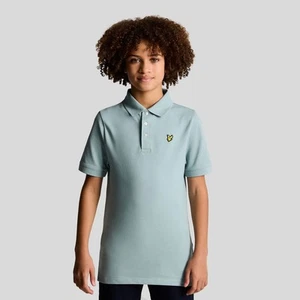 Polo liso Lyle And Scott Juniors para niño en azul - Imagen 1 de 3